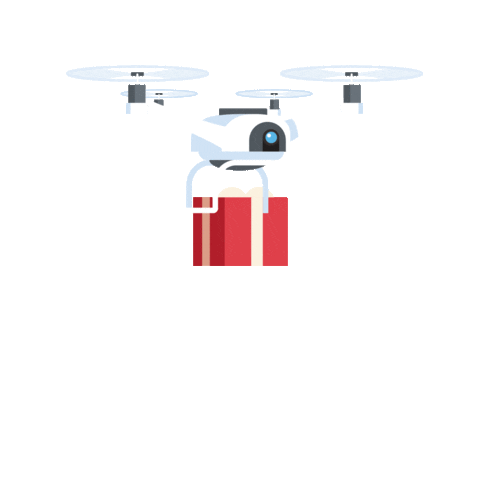 liguriadigitale giphyupload christmas drone natale Sticker