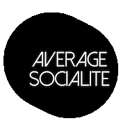 AverageSocialite average socialite averagesocialite Sticker