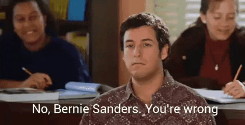 jde0003 bernie waterboy youre wrong GIF