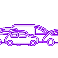 Neon Skate Sticker