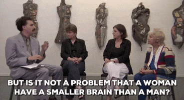 sacha baron cohen sexism GIF