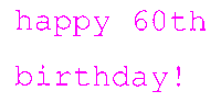 60Th Birthday Sticker by Alissandra