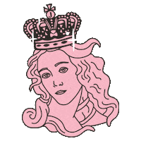 Queen Crown Sticker by Juicy Couture
