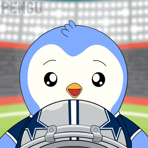 Game Time Football GIF by Pudgy Penguins