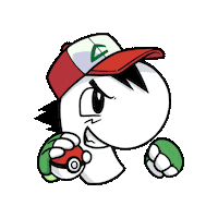 Ash Ketchum Pokemon Sticker by Paulberger