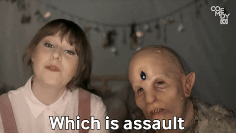 smarrs27 giphygifmaker justin claudia odoherty sarahs channel GIF