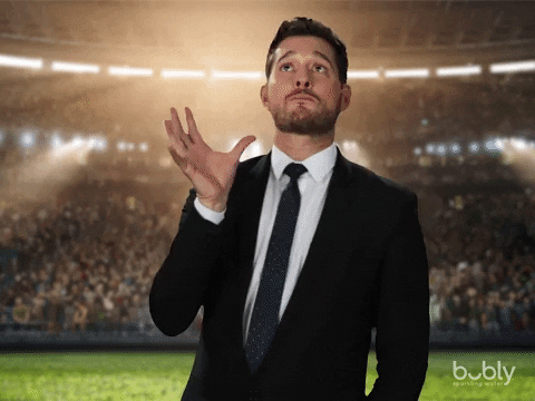 Michael Buble Win GIF by bubly