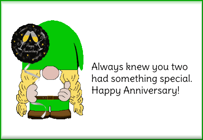 Happy Anniversary Gnome GIF
