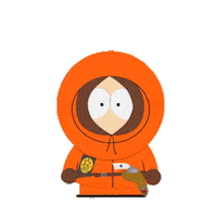 Kenny Mccormick Point Sticker by South Park