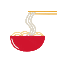 Yutakaeats japanese ramen noodles chopsticks Sticker