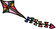 Rainbow Flying Sticker by Ruppert Tellac