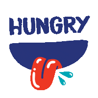 Hungry Feed Me Sticker by Burpple
