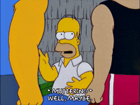 confused homer simpson GIF