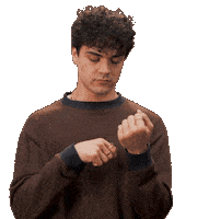 Middle Fingers Up Sticker by Alexander Stewart