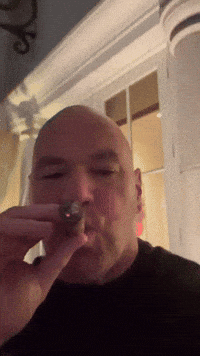 Dana White Cigar GIF by UFC