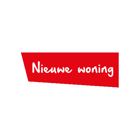 Kooyman_Eigen_Huis giphygifmaker makelaar nieuw rood Sticker