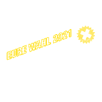 BayerischesJugendrotkreuz vote engagement wahl wahlen Sticker