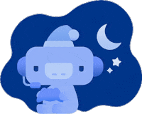 discordofficial games tired sleep sleepy Sticker