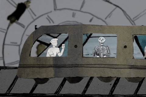 Skull Train GIF by Epitaph Records