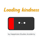 HappinessStudiesAcademy yoga happiness meditation loading Sticker
