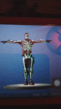 Skull Trooper T-Pose GIF
