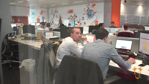 Office Smile GIF by The Goat Agency