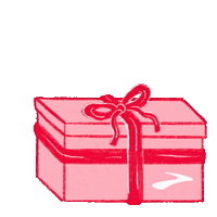 Runhappy Openingpresents Sticker by Brooks Running