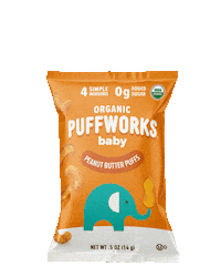 Peanut Butter Puffs Sticker by Puffworks