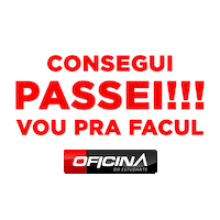 oficinadoestudante vestibular calouro facul bixo Sticker