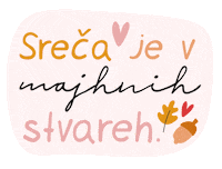 Sreca Sticker by Mamina maza