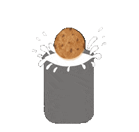 Hungry Chocolate Chip Cookie Sticker