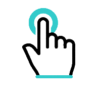 Hand Click Sticker by MKT Marketing Digital