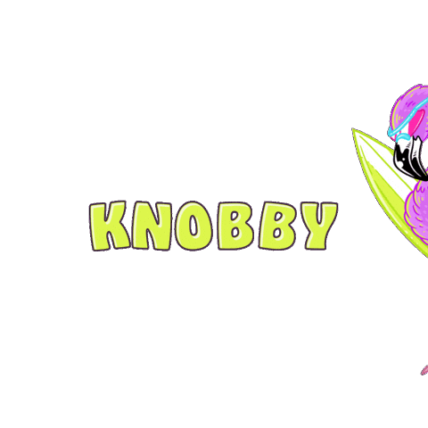 Flamingo Sticker by Knobby