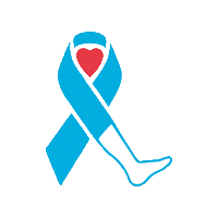 Omeza vascular whitesockcampaign padawareness pad awareness Sticker