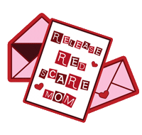 Redscare Sticker by Trixie Cosmetics