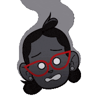 Tired On Fire Sticker by Gashhuds