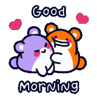 Good Morning Hug Sticker