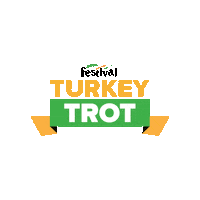 Festival Foods Turkey Trot Sticker by Festival Foods