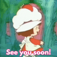 Bye Bye Goodbye GIF by Strawberry Shortcake