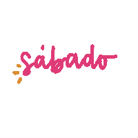 Lettering Saturday Sticker