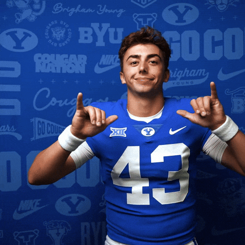 College Football Go Cougs GIF by BYU Cougars