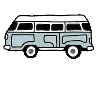 HollyObee travel blue green trip Sticker