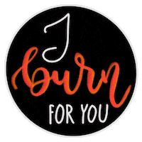Love You Burn Sticker