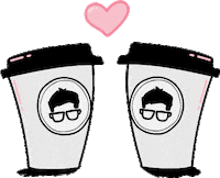 gregorys coffee love Sticker