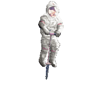 Happy Zero Gravity Sticker by Xinanimodelacra