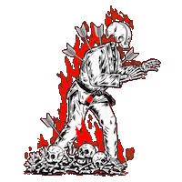 Bjj Gracie Sticker by Sneakreaper Industries