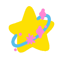 Space Star Sticker