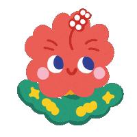 Travel Flower Sticker