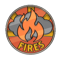 Fire Wildfire Sticker by Listos California