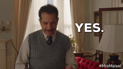 Amazon Yes GIF by The Marvelous Mrs. Maisel